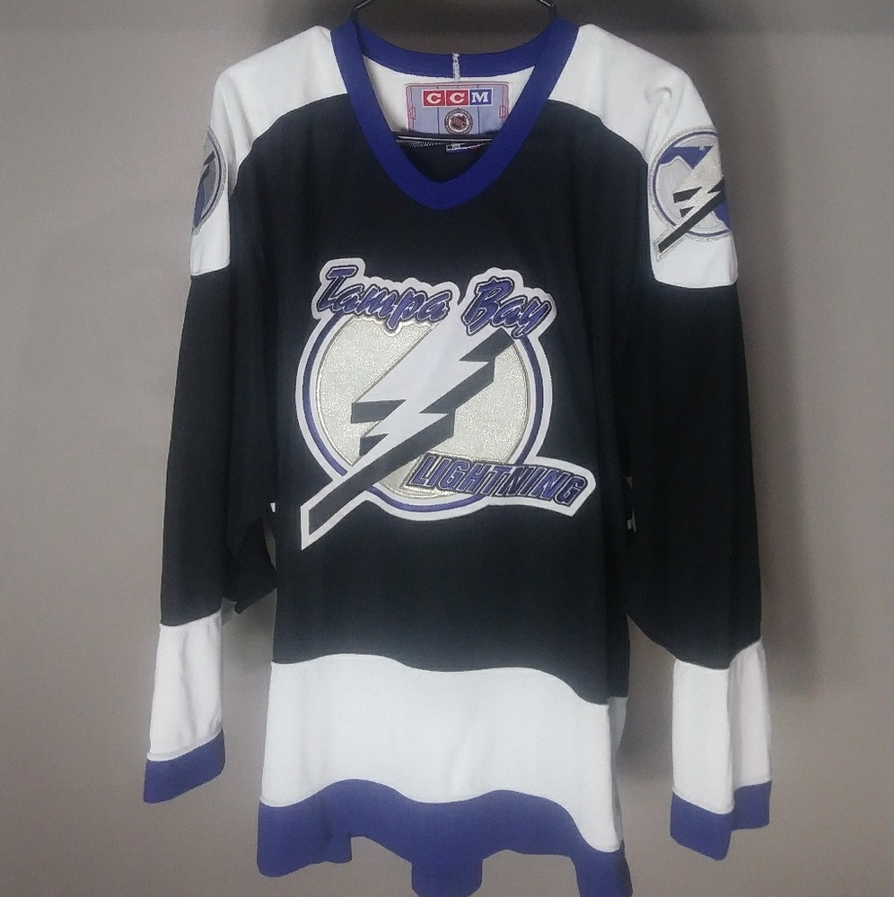 Vintage 90's CCM Tampa Bay Lightning Jersey